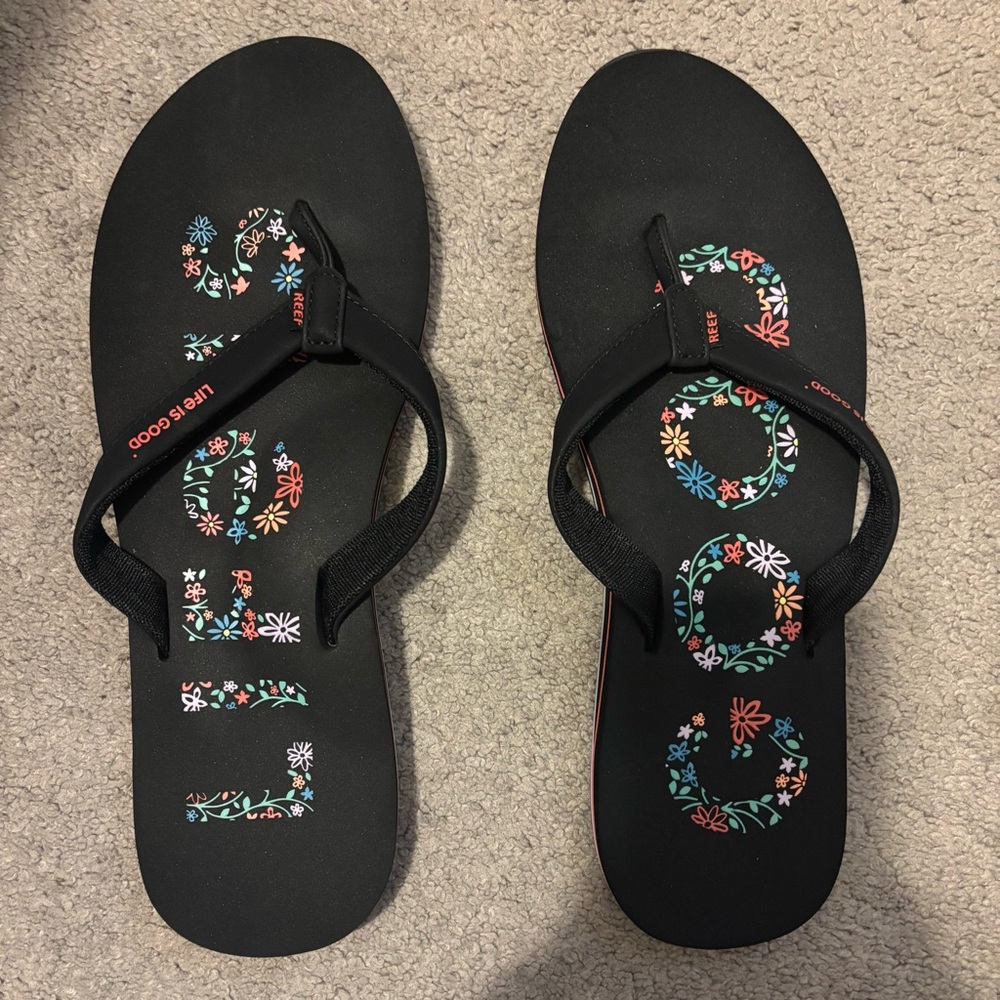 NEW REEF Life is Good Sandals